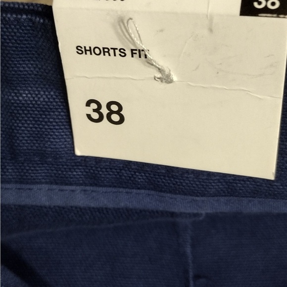 Zara Men's Navy Cargo Shorts size 30 brand new w tags - Picture 2 of 9